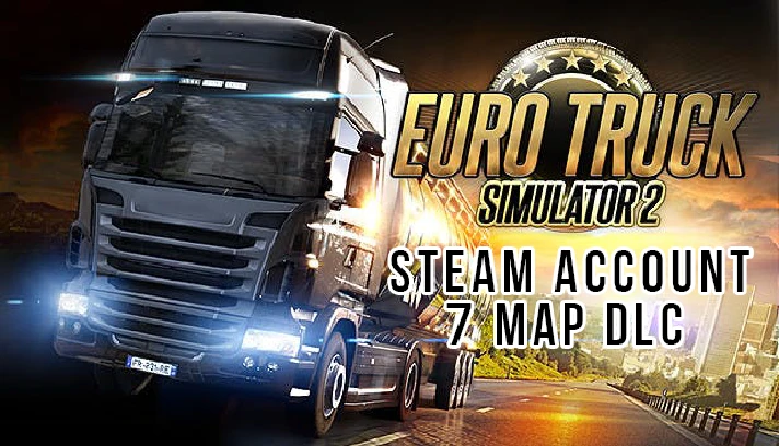 🟩 Euro Truck Simulator 2 [ALL MAP DLC] - Steam Account