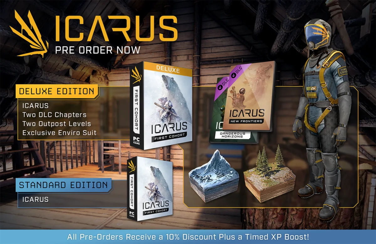 ICARUS DeluxeSteam аккаунт общий без активаторов