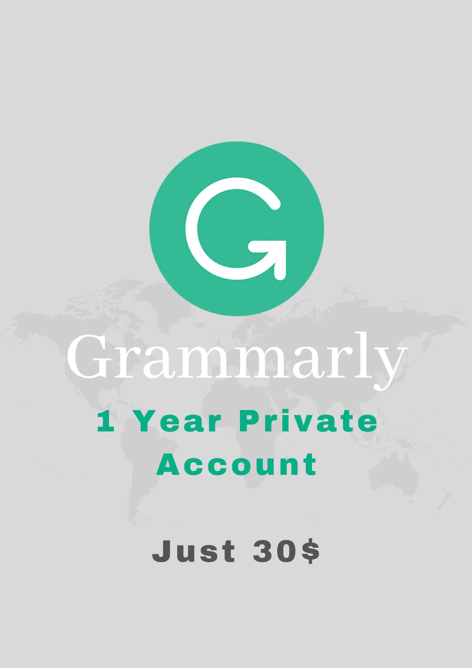 Grammarly 1 Year private Account