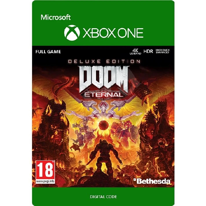 ✅ DOOM Eternal Deluxe Edition XBOX ONE X|S Key 🔑