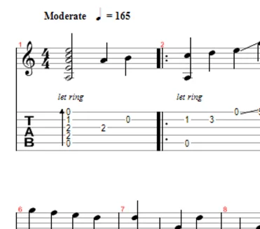 Любэ - Ты Неси Меня Река Аранжировка для гитары GTP