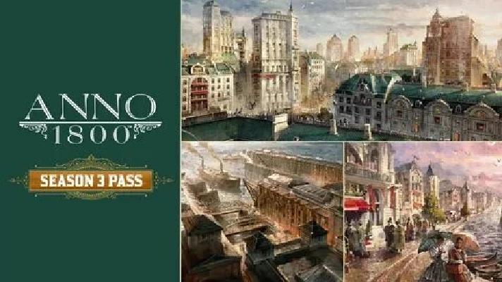 ANNO 1800 COMPLETE ALL DLC SEASON PASS 1-3