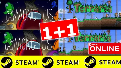 🔥 [1+1] 🔥 Terraria + Among Us - ОНЛАЙН STEAM (GLOBAL)
