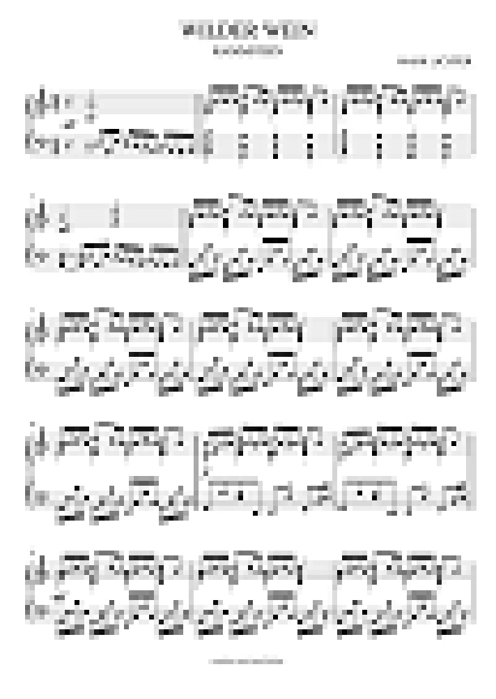 Rammstein - Wilder Wein (sheet music)