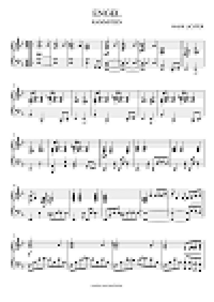 Rammstein - Engel (sheet music)