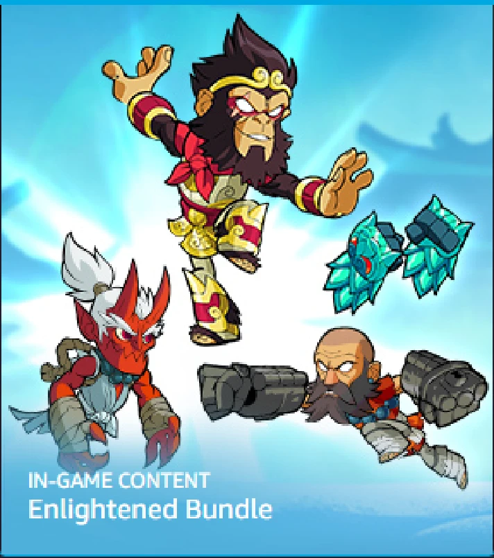 🆕 Brawlhalla Enlightened Wu-Shang Bundle KEY GLOBAL 🎁