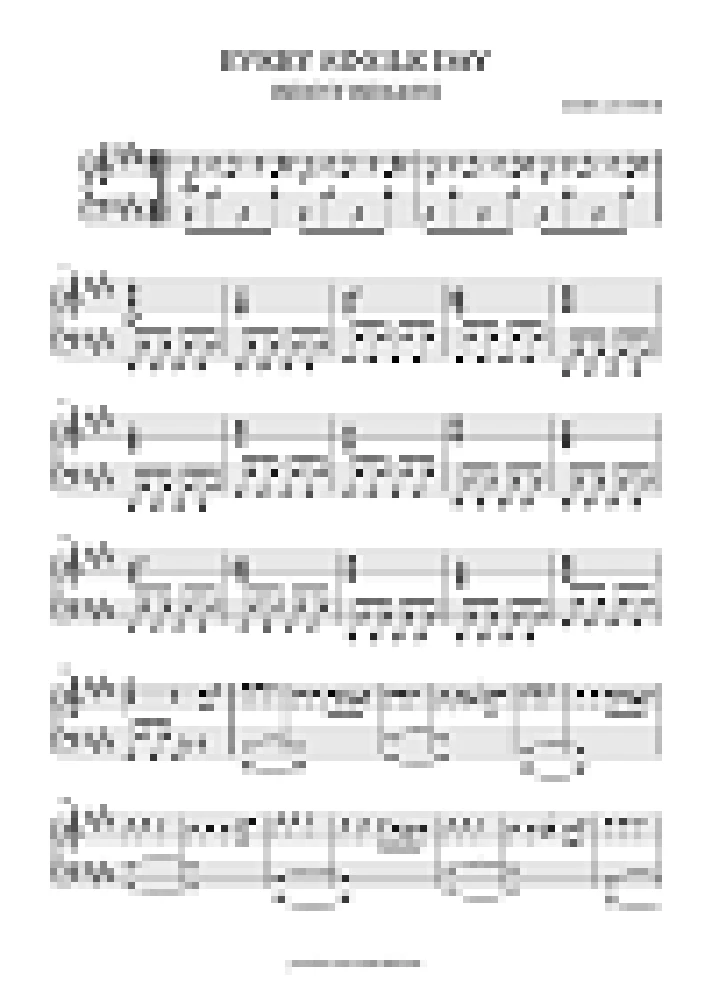 Benny Benassi - Every Single Day (sheet music)