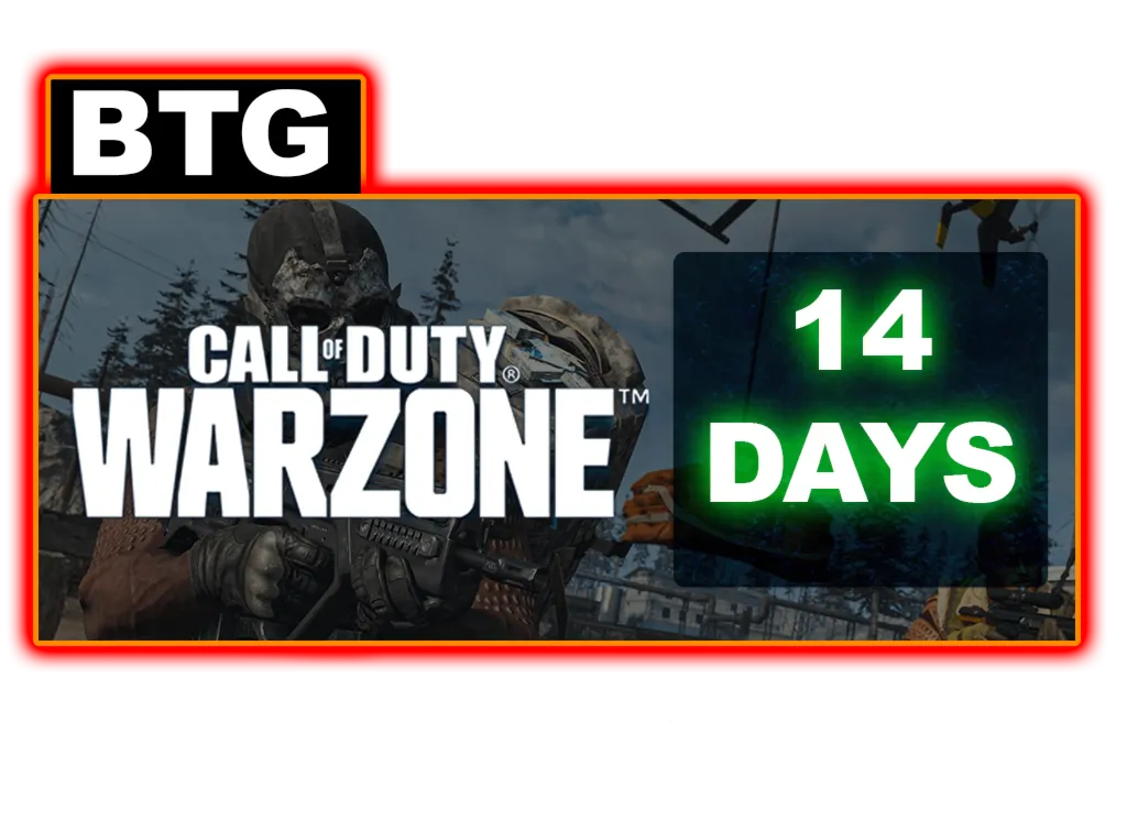 BTG [14 days] for COD: WARZONE
