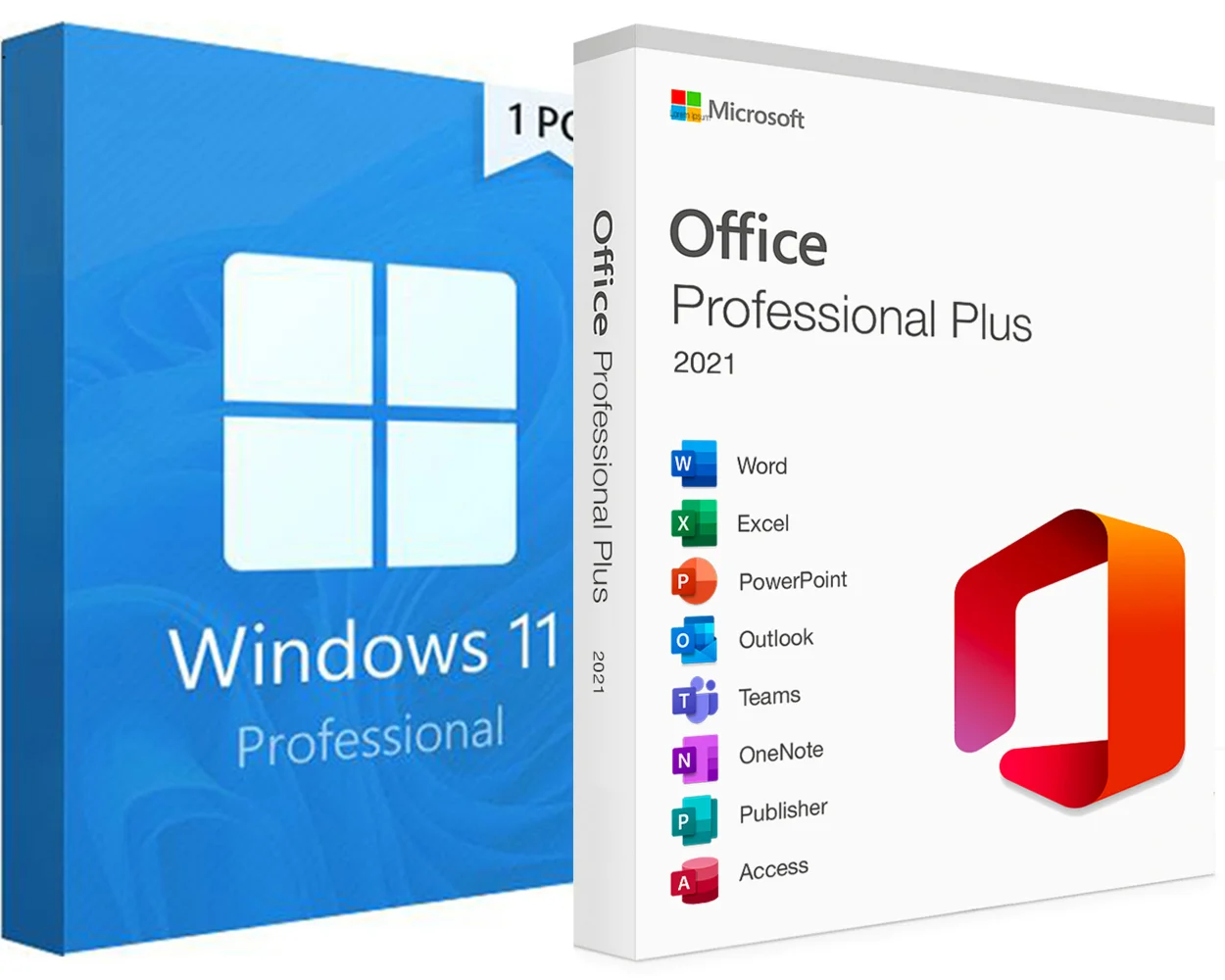 Windows 11 Pro + Office 2021 Professional Plus на 1 ПК