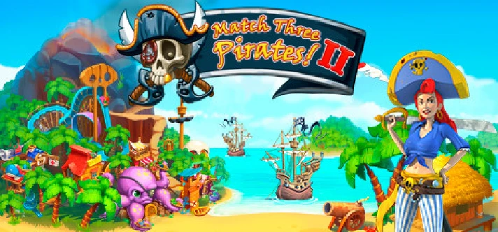 Match Three Pirates II STEAM KEY REGION FREE GLOBAL ROW