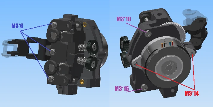 3D Model Direct extruder Godzila Flyingbear Ghost 5