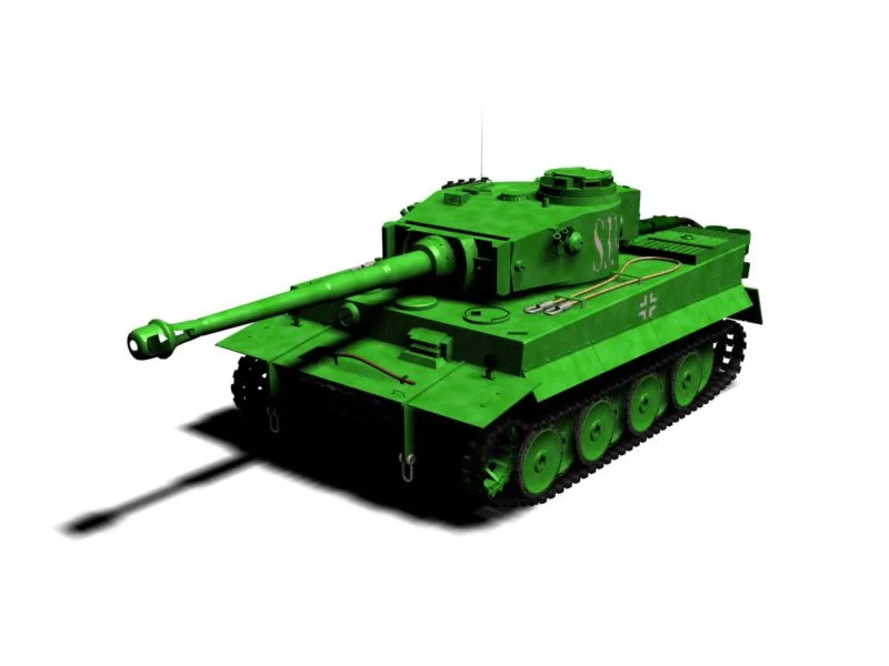 3D модель танка PZ6 