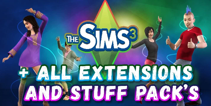 ♥SIMS 3 + 100% — ALL EXTENSION PACKS/STUFF PACKS