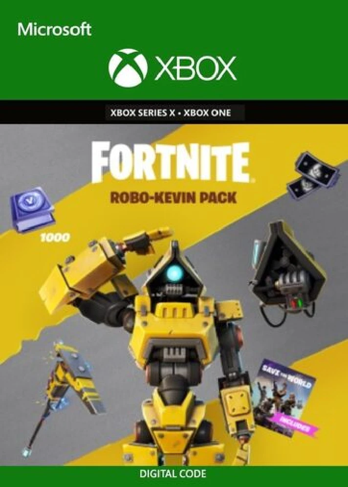 [ FORTNITE ] Robo-Kevin Pack 1000 V-BUCKS XBOX KEY🔑