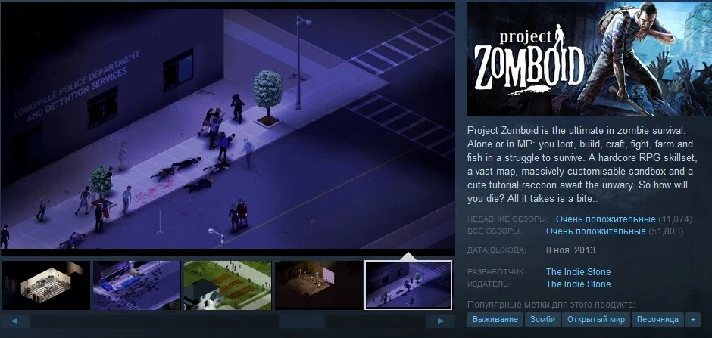 Project Zomboid (Steam Gift RU/CIS)