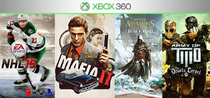 Mafia 2 / NHL 15 + 2 games | XBOX 360 | transfer