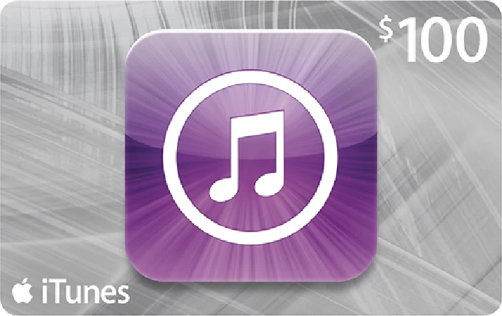 iTUNES GIFT CARD - $100 (USA) 🎵 | DISCOUNTS