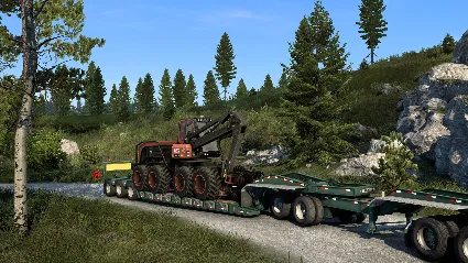American Truck Simulator Forest Machinery АВТОДОСТАВКА STEAM РОССИЯ