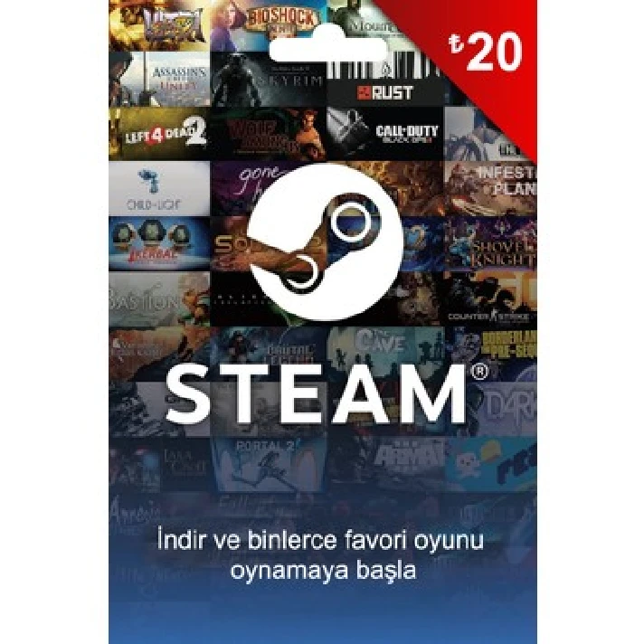 Steam Wallet Gift Card 200 TL - Turkey