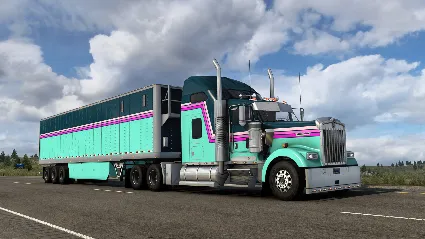 American Truck Simulator - Retrowave Paint Jobs Pack АВТОДОСТАВКА STEAM РОССИЯ