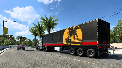 American Truck Simulator - Retrowave Paint Jobs Pack АВТОДОСТАВКА STEAM РОССИЯ