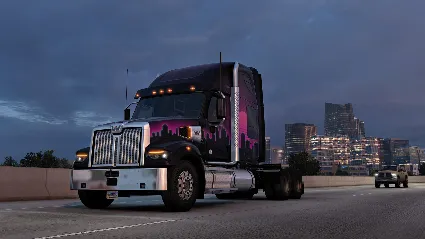 American Truck Simulator - Retrowave Paint Jobs Pack АВТОДОСТАВКА STEAM РОССИЯ