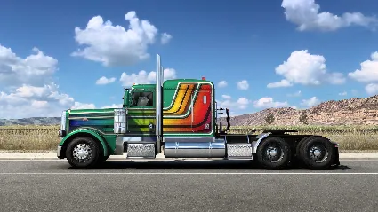 American Truck Simulator - Retrowave Paint Jobs Pack АВТОДОСТАВКА STEAM РОССИЯ
