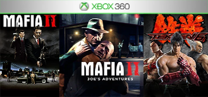 Mafia 2 + Joe A. / TEKKEN 6 | XBOX 360 | transfer