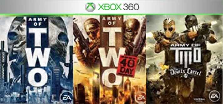 Army of TWO trilogy game | XBOX 360 | shared account