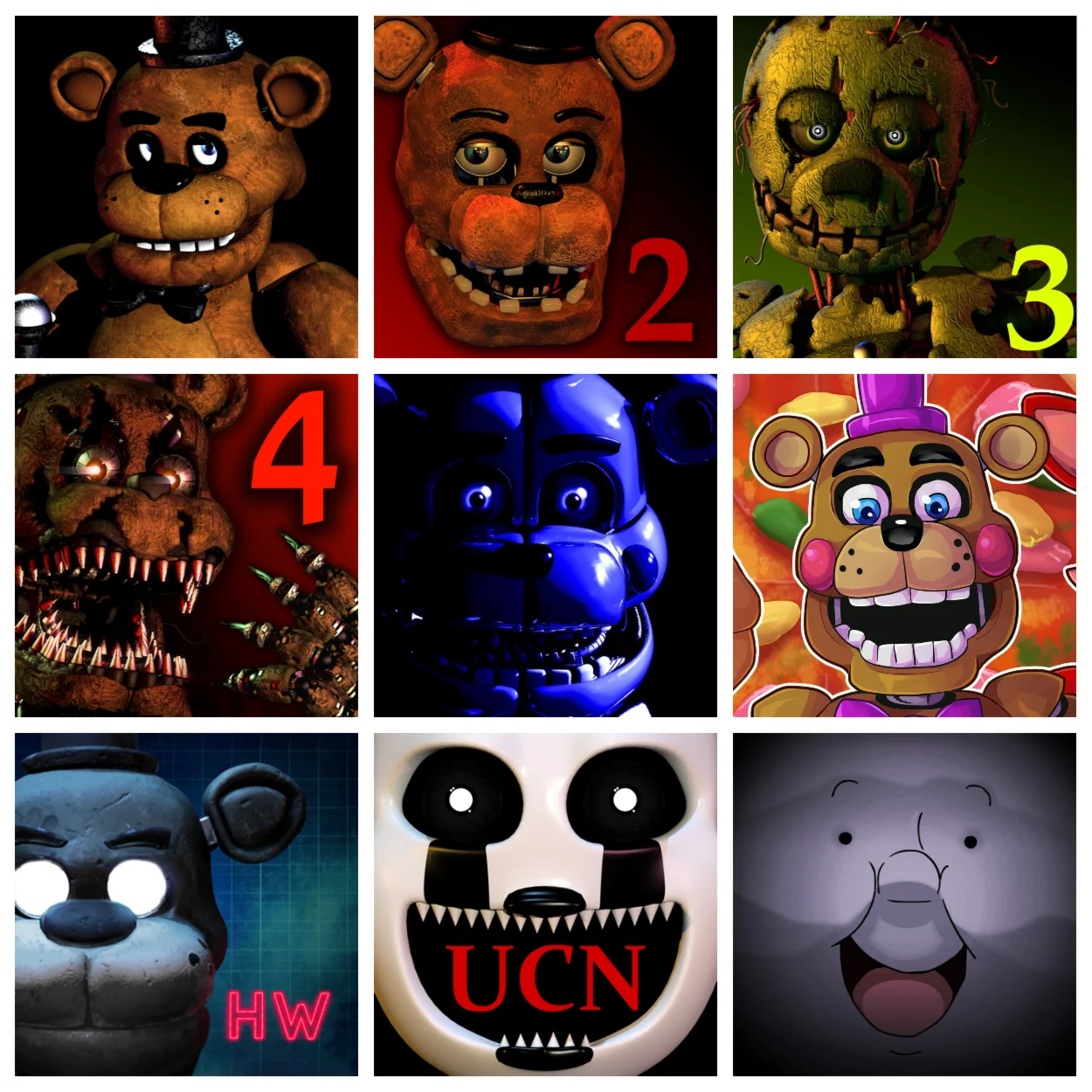 Five Nights at Freddy's ВСЕ ЧАСТИ IOS IPHONE IPAD + 