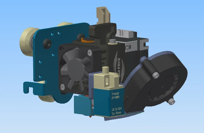 3D model Direct extruder Trianglelab MATRIX LC Lite