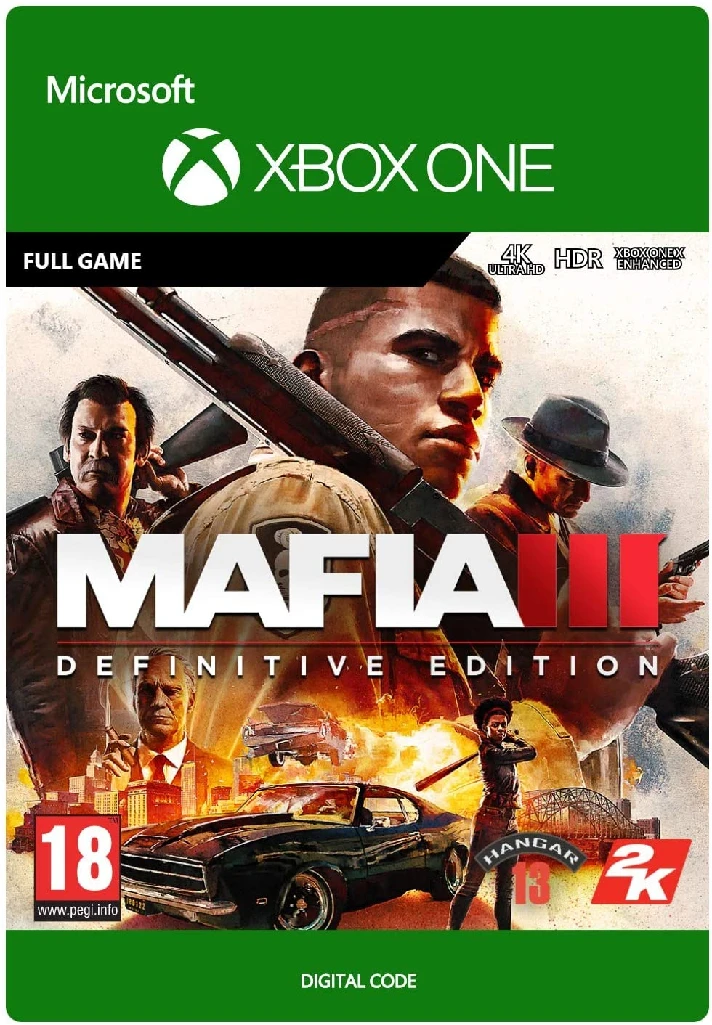 ✅ Mafia III: Definitive Edition XBOX ONE Key 🔑