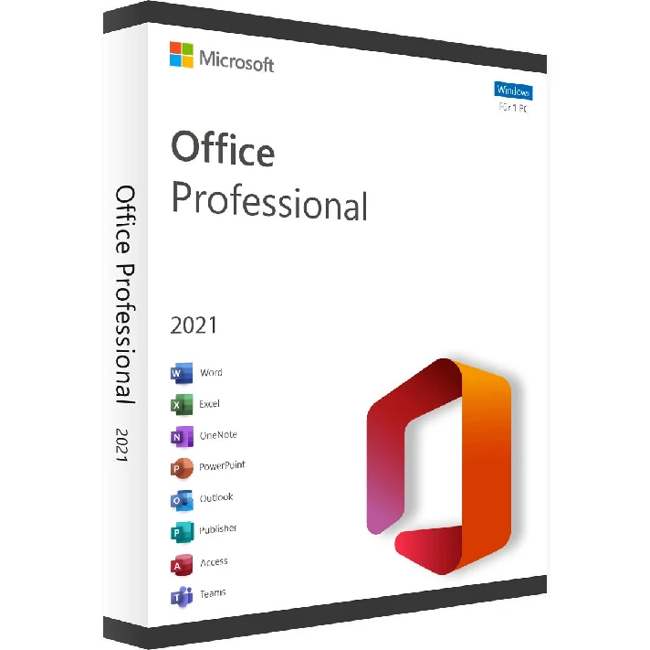 Microsoft Office 2021 Pro Plus (Windows 10, 11)