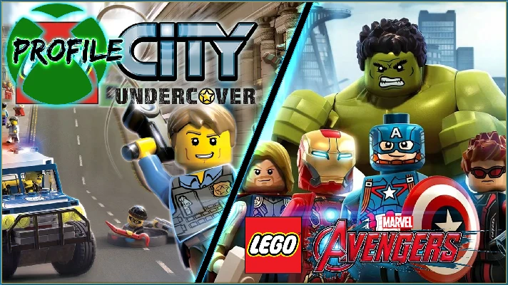 LEGO CITY Undercover + LEGO Marvel Avengers XBOX ONE