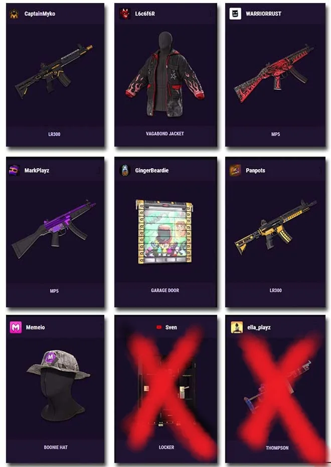 RUST TWITCH DROPS ROUND 147/9 SKINSГАРАНТИЯ