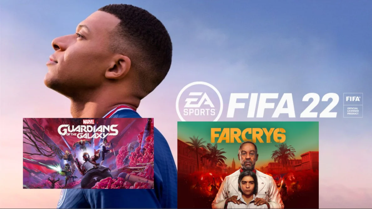 FIFA 22 (STEAM)+2MARVEL'S G OF THE GALAXY+FAR CRY 6