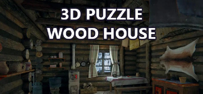 3D PUZZLE - Wood House (Steam key/Region free)