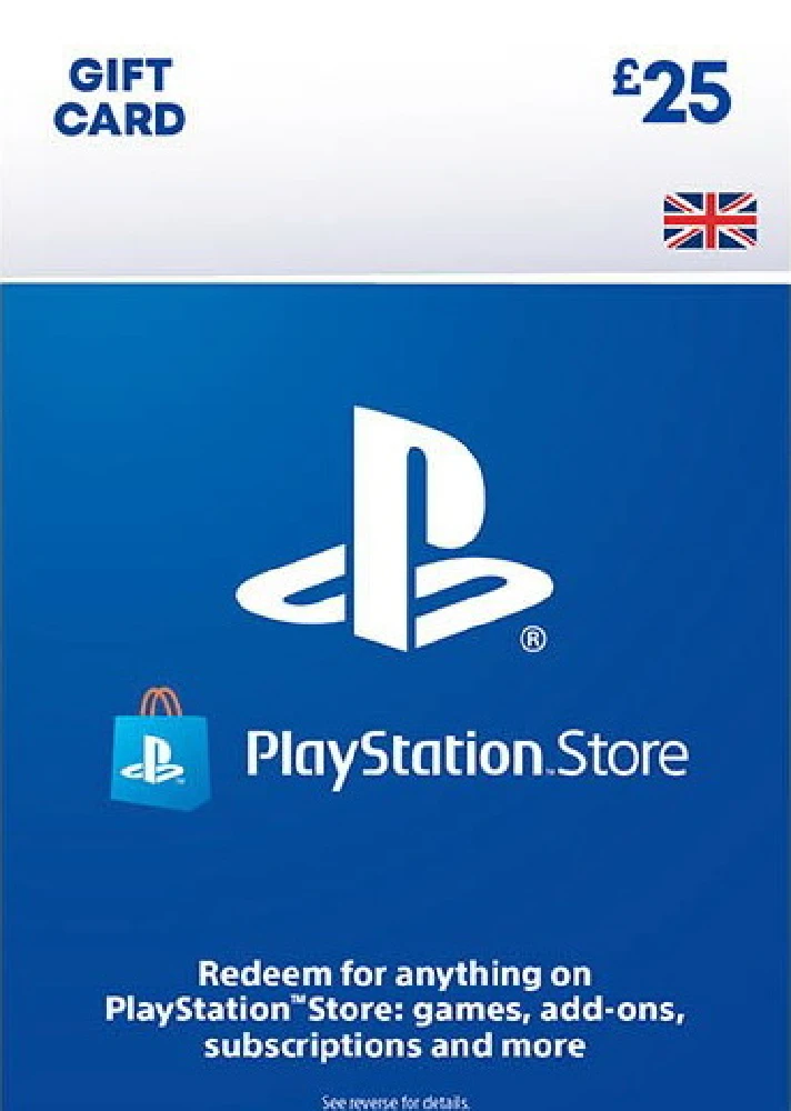 💣 PlayStation Network Wallet Top Up £25 UK PSN