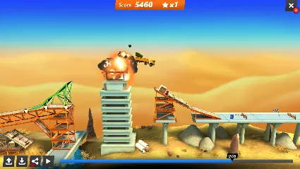 Bridge Constructor Stunts АВТОДОСТАВКА STEAM РОССИЯ