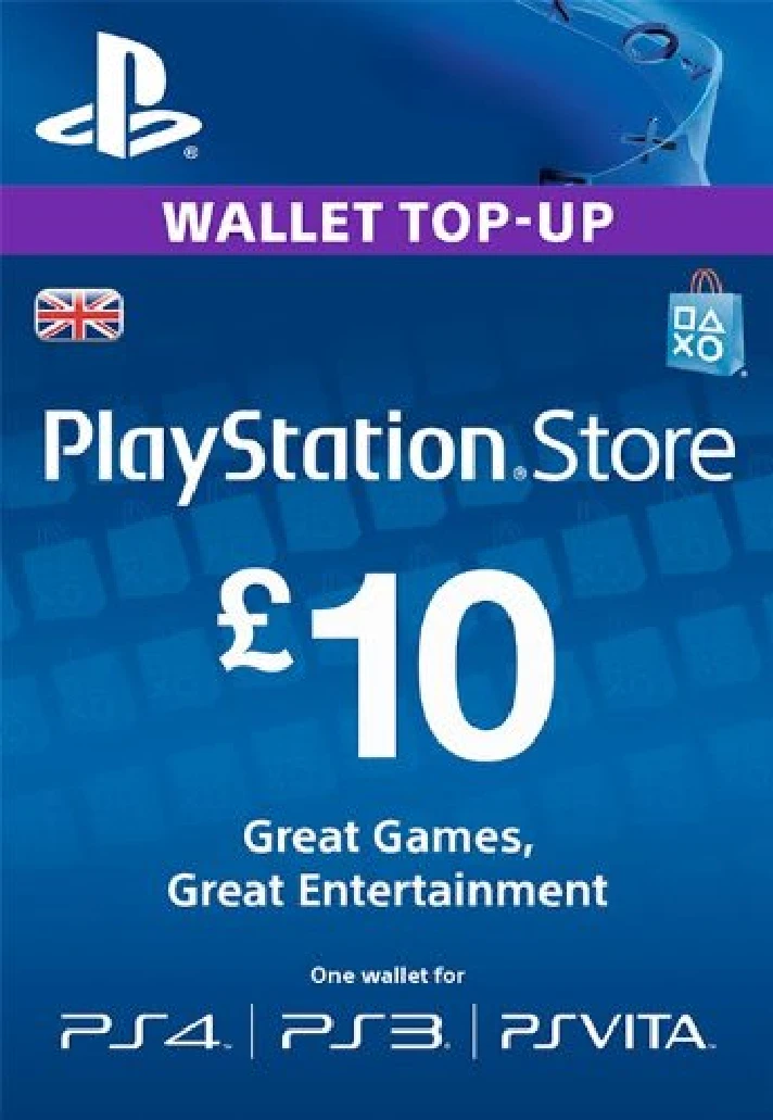 🔶PSN 10 Pounds (GBP) UK + Help You Choose PS Store