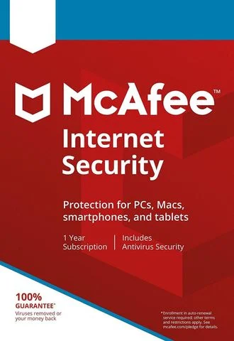 MCAFEE  Internet Security 2024 НА 1 ГОД