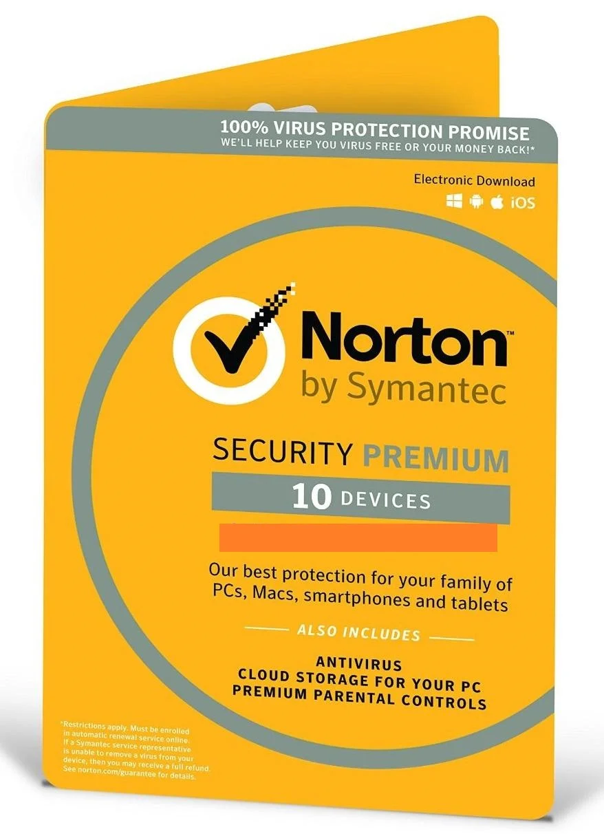 Norton Sec Premium 90 дней неактив 10 ключей