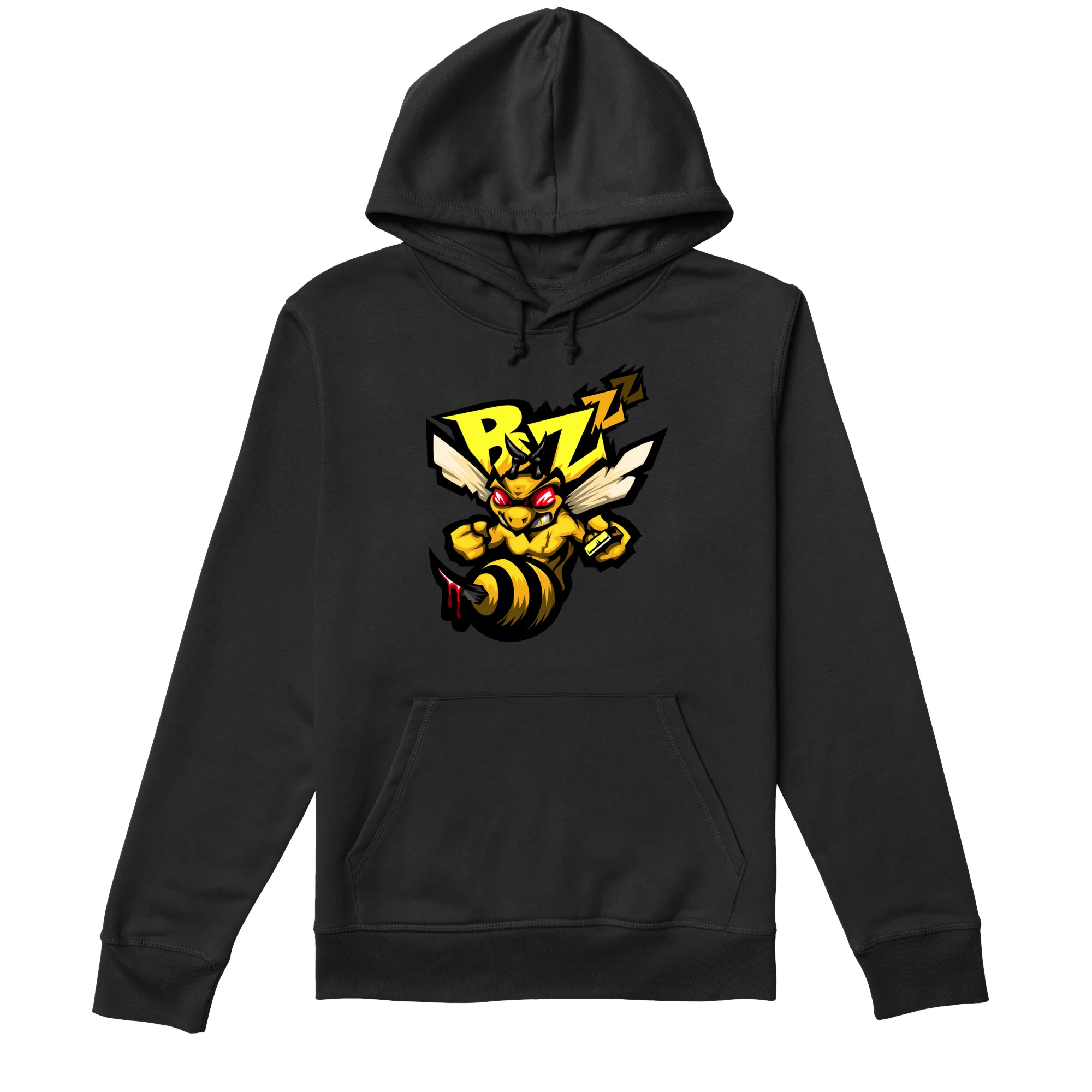Худи с логотипом BZZZ (оса)