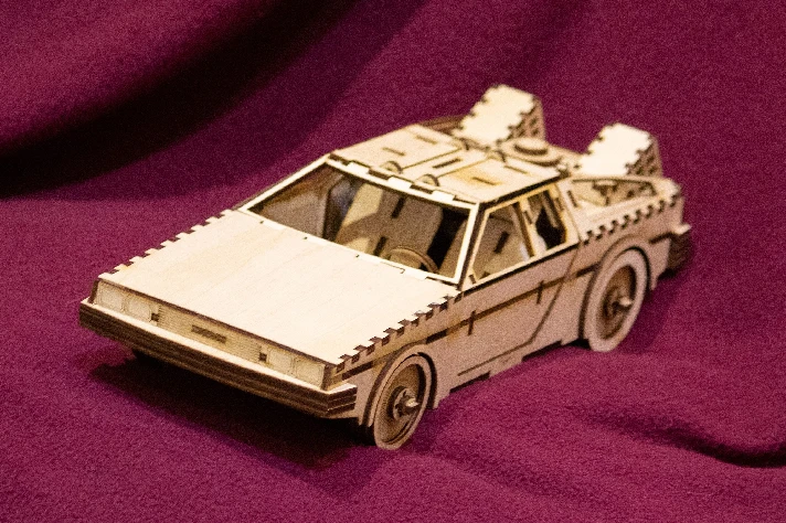 DeLorean DMC-12 Files for laser cut cnc DXF SVG CDR AI