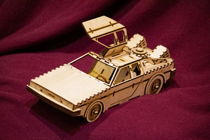 DeLorean DMC-12 Files for laser cut cnc DXF SVG CDR AI