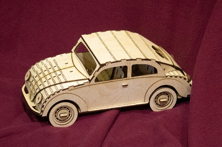 Wolkswagen Beetle Files for laser cut cnc DXF SVG CDR