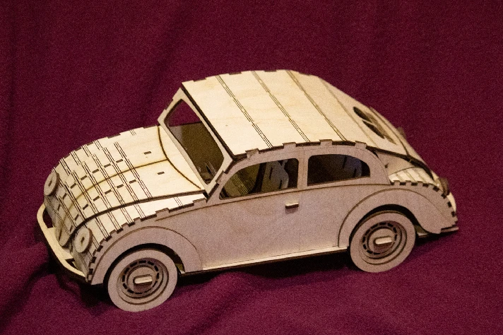 Wolkswagen Beetle Files for laser cut cnc DXF SVG CDR