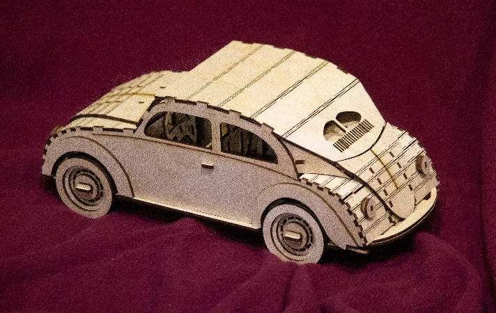 Wolkswagen Beetle Files for laser cut cnc DXF SVG CDR