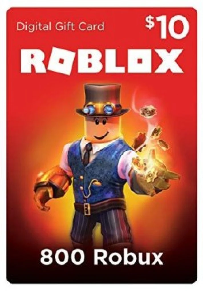 💎 Roblox Gift Card 10 $ USD 800 Robux Key USA 💎 + 🎁