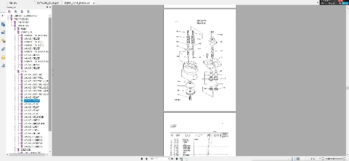 HITACHI EX120 PARTS LIST EQUIPMENT COMPONENTS PARTS